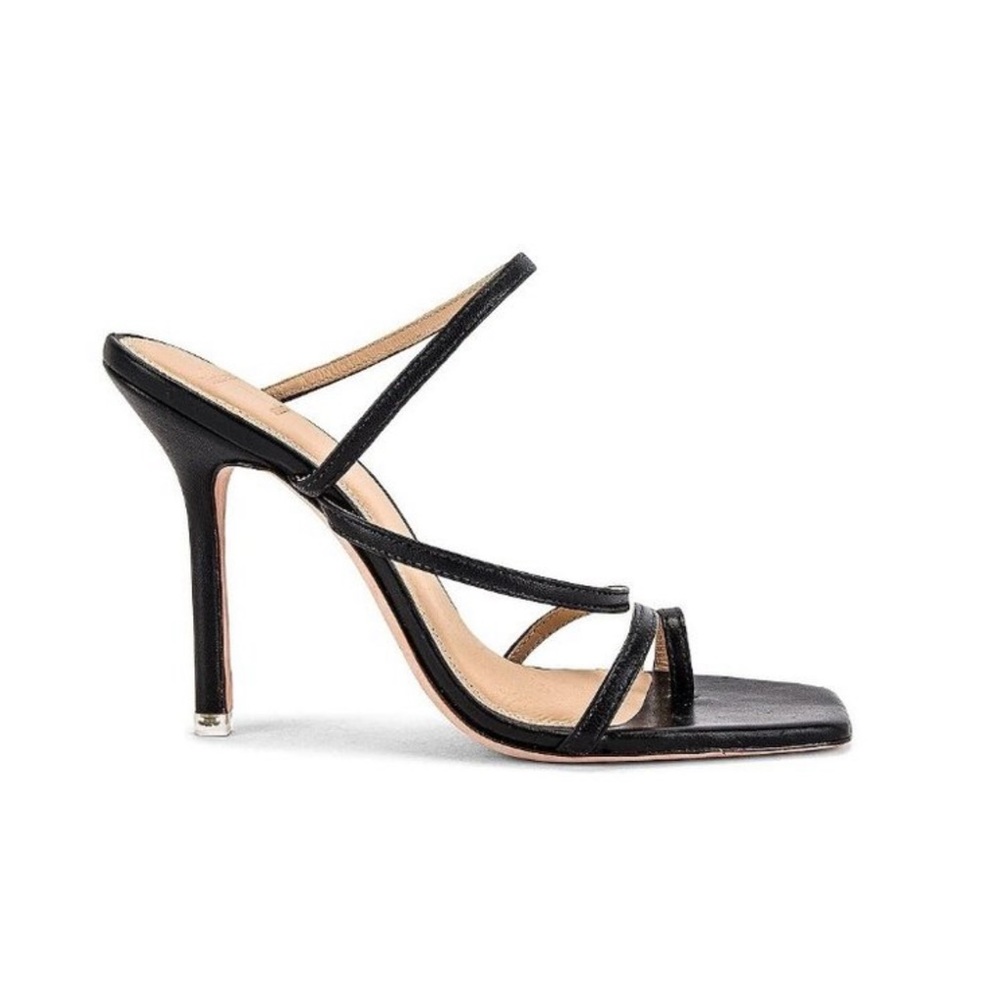 Black Suede Studio Cindy Sandal, EU Size: 39